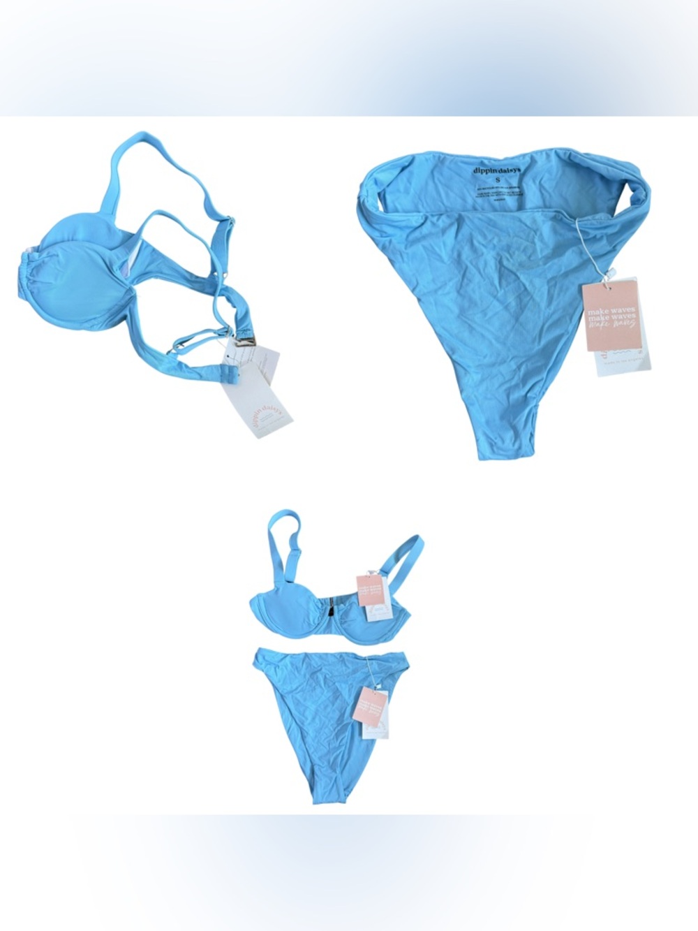 Dippin' Daisys Light Blue Bikini Set